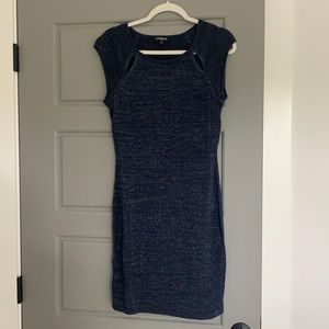 Express navy blue dress
